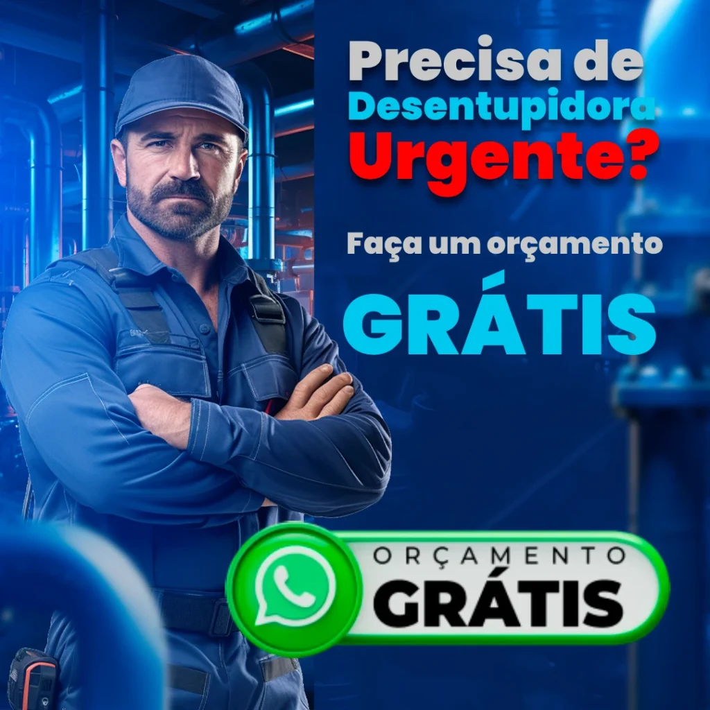 Desentupidora orçamento grátis